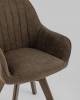 Набор из 2 кресел Stool Group Mans LW1908-SV FG11303-7 X2 коричневый фото 8