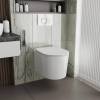 Унитаз подвесной Point Веста PN41701 безободковый, сиденье микролифт, белый фото 5