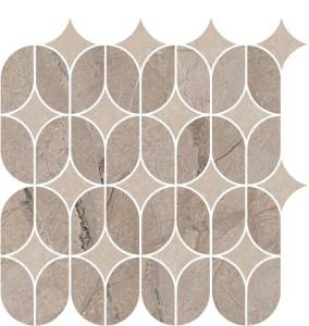 Декор Kerama Marazzi Ифран KMD2HID014BR наборный бежевый светлый глянцевый обрезной 30x32.5