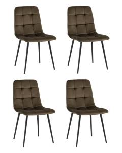 Набор из 4 стульев Stool Group Одди AV 406N-Cch-08 X4 коричневый