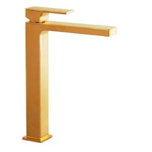 Смеситель для раковины Remer Absolute AU11LDO золотой глянцевый