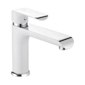 Смеситель для раковины Rose R2101F-1 белый, хром