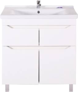 Тумба с раковиной ASB-Mebel Бари 80-2.2 белая