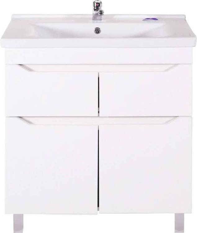Тумба с раковиной ASB-Mebel Бари 80-2.2 белая