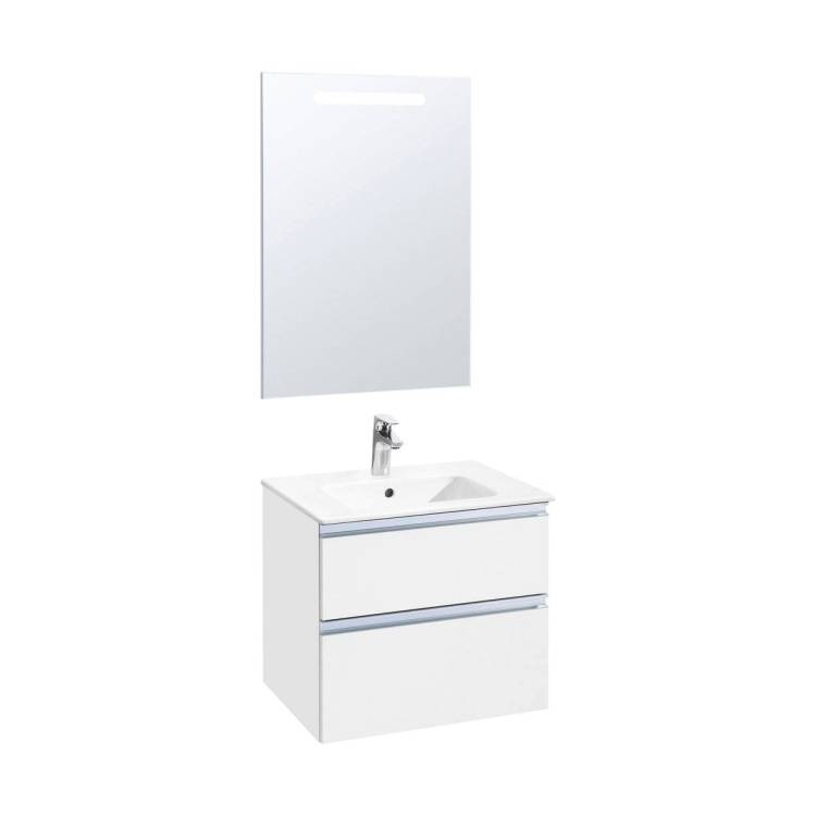 Мебель для ванной Roca The Gap 60, 2 ящика, белый глянец