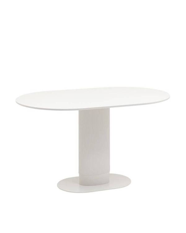 Стол обеденный Stool Group Mystery T-015 custard top DUAL белый 130x80x75