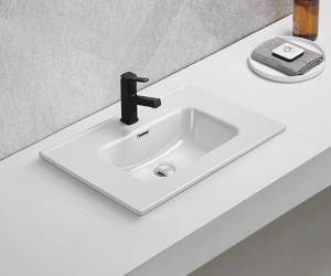 Раковина Gid Integrado 9070s 71156 белая, 71x46.5x17