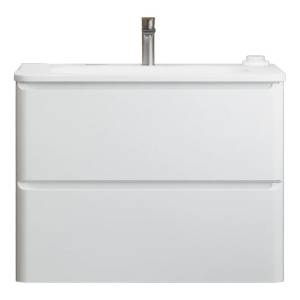 Тумба с раковиной Art&Max Sanremo Белый глянец, 62x80