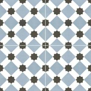 Керамическая плитка Niceker Chic NKR_CH_HO_BLU Howard Blue 45х45
