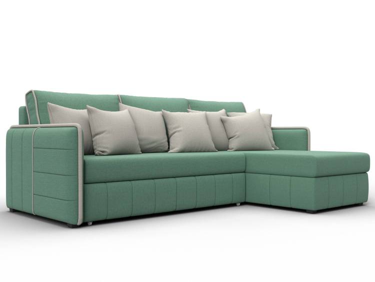 Диван угловой Лига Диванов Лига-078 130979 Зеленый