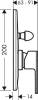 Смеситель для ванны с душем Hansgrohe Vernis Shape 71458670 черный фото 2