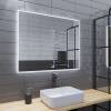 Зеркало Grossman Pragma-норма 1810080 белый 100x80 см, LED подсветка, подогрев фото 2
