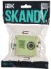 ТВ-розетка+Ethernet RJ45 IEK Skandy SK-AK20-2-K06 мятный фото 2