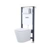 Комплект Iddis Basic BASC010i73 безободковый, сиденье микролифт, кнопка хром
