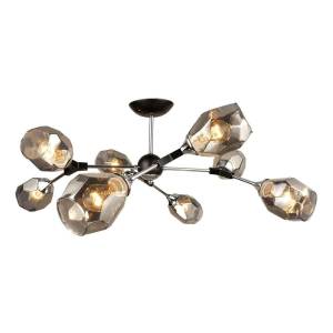 Потолочная люстра IMEX Md.4209 MD.4209-8-S CH+BK