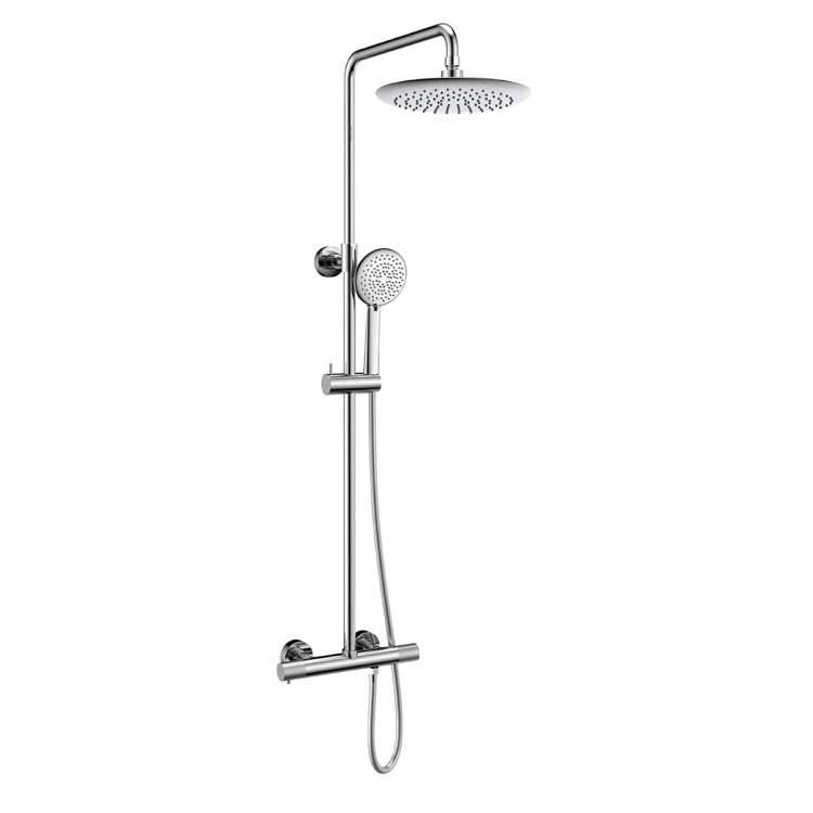 Душевая стойка Vincea Desire VSFS-1D0TCH хром, с термостатом