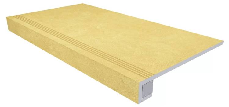 Ступень Ametis by Estima Spectrum 39140 Set/Steptrade/SR04_NS/33x120/Riser/SR04_NS/14,5x120 33x120 неполированная с бортиком + Подступенок 14.5x120