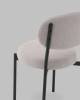 Набор из 4 стульев Stool Group Бриф DD AV 477-F81-K477NEW-9005-K X4 светло-серый, букле фото 8