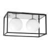 Потолочная люстра Lumina Deco Maldini Ldc 8060-2 Chr+Bk фото 4