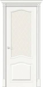 Межкомнатная дверь Mr. Wood Вуд Классик-55 1010937 Whitey 200x60