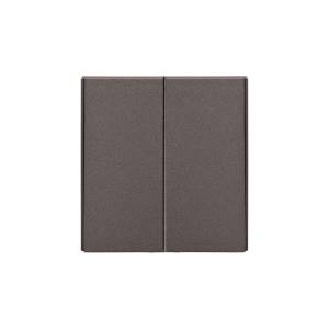 Выключатель 2-клавишный Kranz Strong KR-78-0706-6 графит