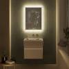 Зеркало Kerama Marazzi Tecno TE.mi.60 c LED 60 с подсветкой, с функцией антизапотевание, белое глянцевое фото 5