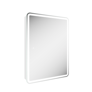 Зеркало-шкаф Sancos Diva DIV600 с подсветкой, сенсорное управление, Белый, 60x80