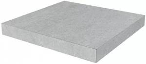Ступень Kerama Marazzi Фондамента DL500720R\GCA угловая клееная пепельный светлый 33x33