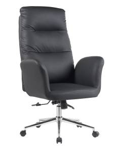 Кресло компьютерное Stool Group TopChairs Solid DD-004 NC black черный
