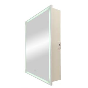 Зеркало-шкаф с подсветкой Art&Max Techno AM-Tec-600-800-1D-L-DS-F