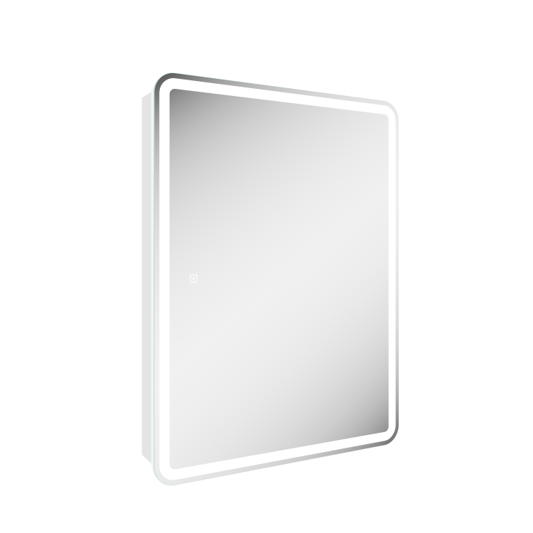 Зеркало-шкаф Sancos Diva DIV600 с подсветкой, сенсорное управление, Белый, 60x80
