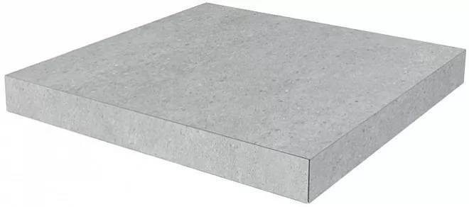 Ступень Kerama Marazzi Фондамента DL500720R\GCA угловая клееная пепельный светлый 33x33