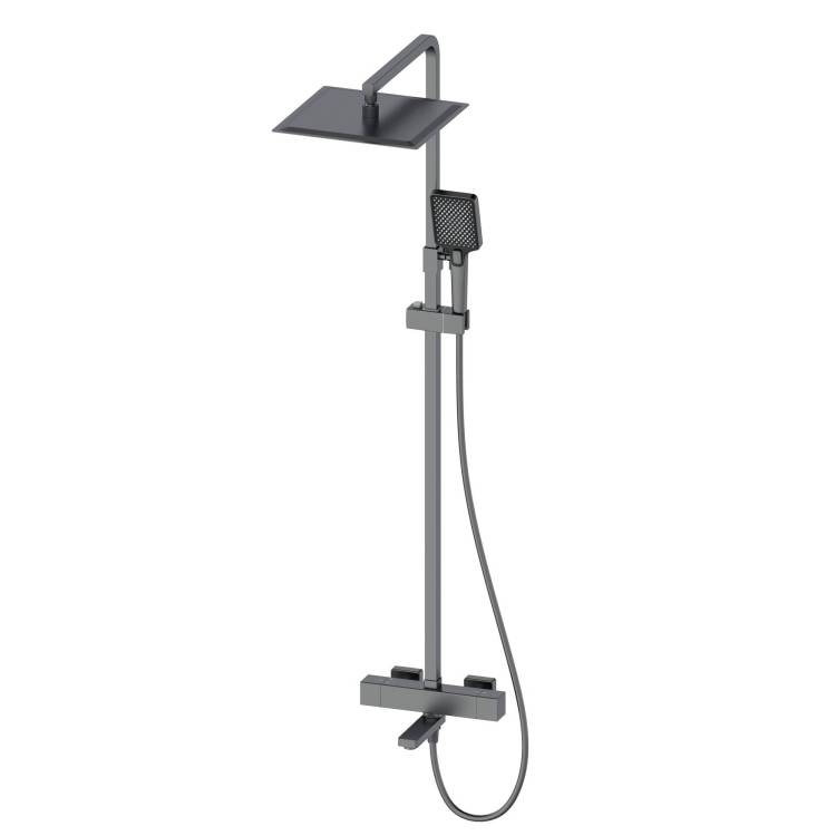 Душевая стойка Oliveeka D OL-739901-BGM оружейная сталь