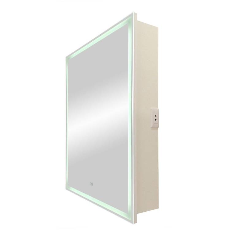 Зеркало-шкаф с подсветкой Art&Max Techno AM-Tec-600-800-1D-L-DS-F
