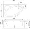 Акриловая ванна Royal Bath Alpine RB 819101 160x100 L фото 4