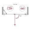 Душевая дверь BelBagno Etna B-12-60/60-C-Cr фото 2
