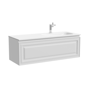 Тумба под раковину Sancos Very VR120RW правая, c одним ящиком, Bianco, 119.5x44.5x40.6