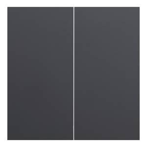 Клавиши двухклавишного выключателя Rikett 35611 MB черный сатин