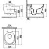 Унитаз подвесной Creavit Elegant EG321-11CB00E-0000 фото 2
