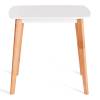 Стол обеденный Tetchair Claire 21286 белый, натуральное дерево 80x80x75 фото 2