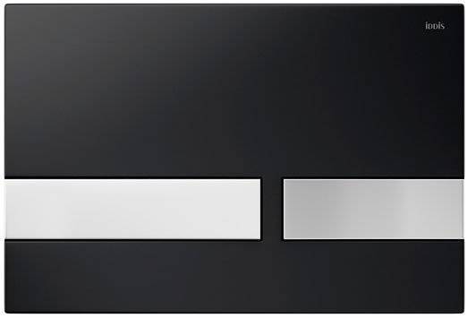 Кнопка смыва IDDIS Unifix UNI06BCi77 006, черная/хром