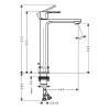 Смеситель для раковины Hansgrohe Rebris E 72581000 хром фото 5