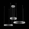 Подвесной светодиодный светильник Loft IT Crystal ring 10135/3 Chrome фото 3
