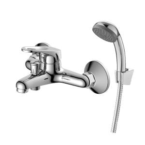 Смеситель для ванны Decoroom DR21 DR21035 одноручный с коротким изливом Хром