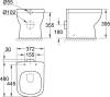 Чаша для унитаза приставного Grohe Euro Ceramic 3932900H фото 3