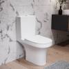 Унитаз-компакт Damixa Skyline DX35C8600SC безободковый, с микролифтом фото 2