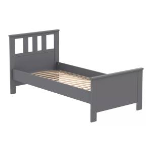 Кровать односпальная 2.08.04.050.4 Гуд Лакк Сага Серая