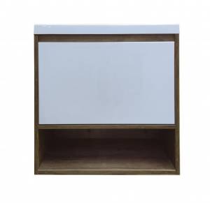 Тумба с раковиной Эстет Monaco Wood ФР-00010681 подвесной, 1 ящик, 62x61