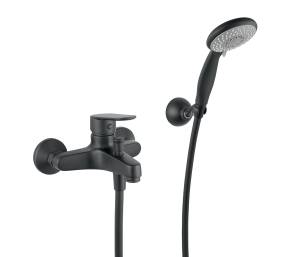 Смеситель для ванны с душем Fiore Kevon Black Matt 81NN1509 черный