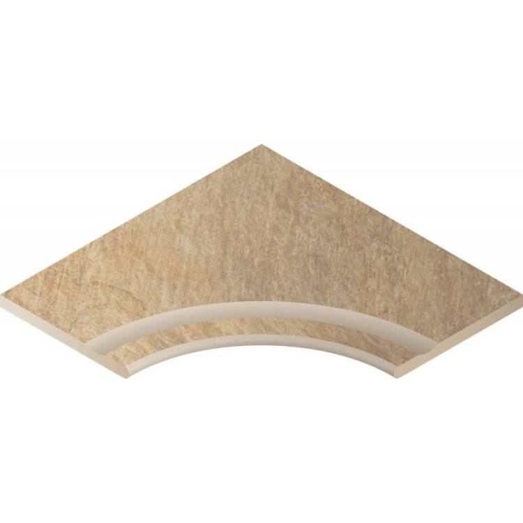 Бортик Italon Дистрикт X2 620090000244 Сэнд С Выемкой Угл. Закругленный 60x60